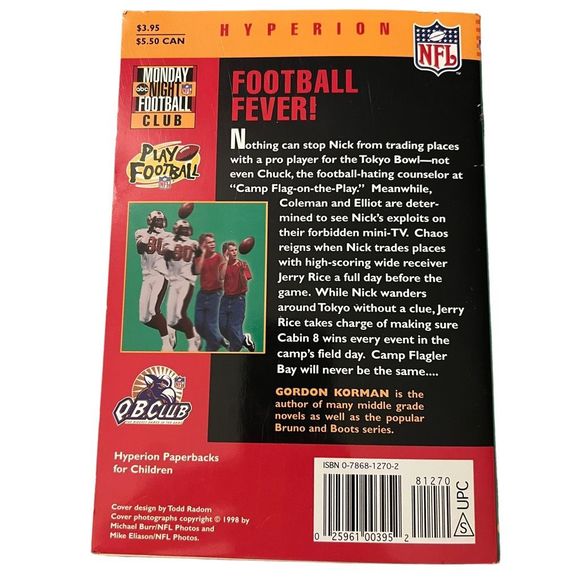 Sports Related Chapter Books Set Of 3 Football Ice Hockey Baseball PB‎ Books - Picture 3 of 10